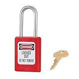 Masterlock Lockout Padlock Red by MasterLock