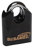Sesamee k2621pc 4ダイヤルフロント直面リセット可能組み合わせ南京錠with 2.5インチ硬化鋼シャックル10 , 000潜在的な組み合わせ、光沢クロムby Sesamee