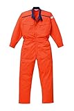 [オートバイ]AUTO-BI【ツナギ服】年間物ツヅキ服・防炎《059-1-5102》 (5L, OR オレンジ)