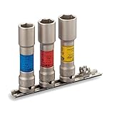 トネ(TONE) インパクト用薄形ロングホイルナットソケットセット(ホルダー付) HA403LN 差込角12.7mm(1/2") 内容3点