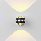 BEIYI R0735 Skye Aluminum Modern Wall Sconce Up And Down Wall light 2W LED Warm White