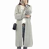 (マーシェル) Marshel マタニティ カーディガン 春夏 ロング ニット ゆったり 長袖 おしゃれ グレー