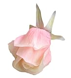 (マリーミー) MARRYME 造花 フラワーアレンジメント ローズ 薔薇 バラ 花材 1点 DIY用 フラワーギフト インテリア お祝いの装飾 パーティー用 (ピンク)