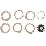 P Prettyia ウォータポンプインペラ　ガスケット　修理キット　防水　防腐食