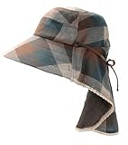 nomodo カジュアルガーゼハット NMD110 (チェック緑)