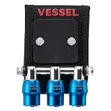 ベッセル(VESSEL) クイックキャッチャー 3連ホルダー マグネット付き ブルー QB-10MB3B