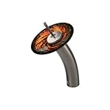 Vigoシングルハンドルウォーターフォール浴室蛇口with Northern LightsガラスDisc VG03002BN031 1