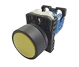 富士電機 押しボタンスイッチ 平形 黄 AR30F0R-10Y