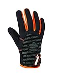 Ergodyne 812 ProFlex Standard Utility Gloves, Large, Black by Ergodyne