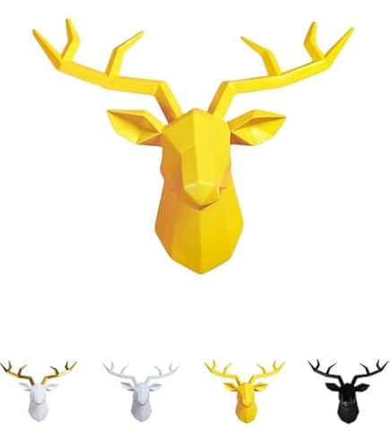 Amazon.co.jp: 鹿の剥製 蝦夷鹿の剥製 壁飾りハンティングトロフィー