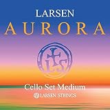 Larsen Strings ラーセン社 チェロ弦 オーロラ セット（A,D,G,C） Larsen Cello Aurora set 4/4 Medium