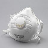 ミドリ安全 使い捨て式 防じんマスク 排気弁付 サイドフック型 10枚入 SH7022V