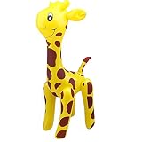 CCINEE かわいい 動物バルーン 風船 キリン.ジラフ 空気入れおもちゃ 3個セット(動物 全5種)