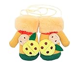 赤ちゃんのための冬のニット手袋は美しいハングネックグローブ