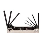 クラインツール70580 six-keyメトリック折りたたみ式hex-keyセット