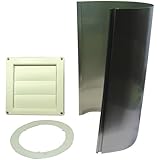 svhuw4 UnassembledドライヤーVentフード( 4 "ルーバー)