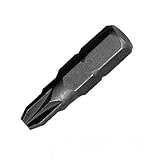 Silverline 10 Pack Pozi Pzd No.3 Cr-v Power Screwdriver Bits 1 4" Hex 25mm Long