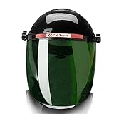 高品質で安価な溶接用ヘルメット面 カバープレート 遮光プレート付