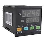 AGPtek 二重デジタルF / C PID温度調節器 PT100 100-240V AC -20〜420摂氏