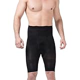 ガードル ヒップアップ ハイウエスト お腰引き締め 補正下着 メンズ 加圧 五分丈パンツ ブラック L