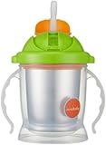 Innobaby Sippin' Smart EZ Flow 3-in-1 Stainless Straw Sippy Cup, Green by Innobaby [並行輸入品]
