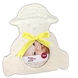 Better Homes and Gardens Photo White Baby Lamb Ceramic Nursery Frame 3 x 3 by BGH