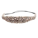 パール飾り,Richoose 豪華 ウェディング花嫁 髪 飾り 花嫁 髪 飾り パール ヘッド 花モチーフ ヘッド ドレス 披露宴 結婚式