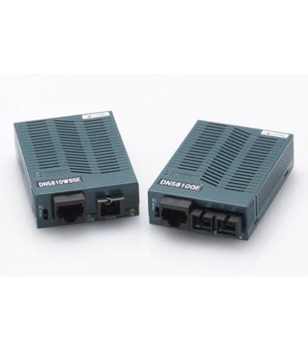 Amazon.co.jp: 大電 10/100BASE-TX/FXメディアコンバータ DN5800SE
