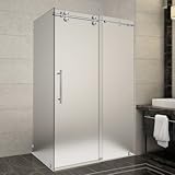 Astonグローバルsen979 F-。。- 48 – 10フレームレスFrostedスライドシャワーエンクロージャ 44" to 48" x 33.8125" x 75" SEN979F-SS-48