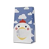 シモジマ ヘイコー 紙袋 窓付 パックンバッグ No.4 ニワトリ 13x8x23.5cm 50枚 004082400