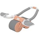 腹筋ローラー プランクローラー 膝用パッド付 アブホイール 静音 二輪 腹筋 トレーニング器具 ダイエット器具 筋トレグッズ 自動リバウンド式 アシスト機能 アブホイール 体幹 ストレッチ 男女兼用 自宅エクササイズ スポーツ用品