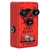 STRICH ブースター エフェクター ZEAL BLAST Low/Highの2バンド調整 トゥルーバイパス ギターペダル エレキギター用