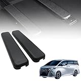 Oattun 新型 アルファード 40系 適用ヴェルファイア 40系 専用 シートレールカバー レールカバー 汚れ防止 防水 キズ止め 3列目 カバー カスタム パーツ 保護カバー内装 簡単取付 2個入