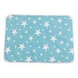 ベビーベビーマットレスパッド幼児防水コットン尿マットカバーおむつシートプロテクター再使用可能な失禁パッドパッド洗える失禁アンダーパッド(ドリームスター)