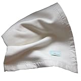 SHOO-FOO - Bamboo Baby Blanket - Pure silk border (30 x 40 in.) by SHOO-FOO
