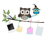 dofover Owls onツリー壁ステッカー子供の部屋の装飾PVC壁デカールFinishedサイズ20 " x16 "