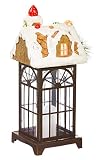 Evergreen Gingerbread House LED Candle Lantern [並行輸入品]