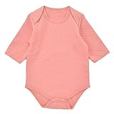 長袖ショルダーロンパス　ウォームインナー　ピンク (80cm)