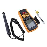 Baosity デジタル温湿度計　Kタイプ熱電対　温度＆湿度センサー　携帯便利　LCDディスプレイ　