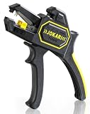 Jokari 20100 Ergonomic Secura Soft Grip Automatic Wire Stripper for Wires from 0.2mm-6mm, 20cm L x 1