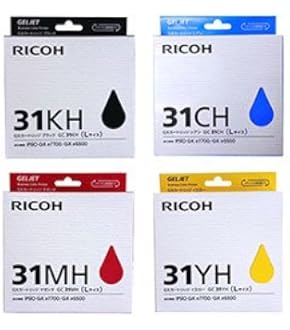 リコーカートリッジ 42KH/42MH/42YH/42CH Lサイズ４色セット RICOH 515930 SGカートリッジ GC42KH インクカートリッジ