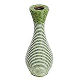 手作り花瓶pcプラスチック籐織花花瓶ホームオフィス装飾手作りフラワー花瓶E5M1-Style 4