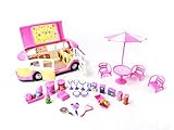 PlayMarket 2015-4 Tasty Ice Cream Van Toy Set Pink30 Piece [並行輸入品]