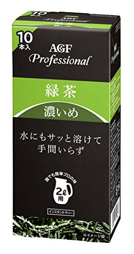 AGF プロフェッショナル 濃いめ 緑茶2L用×10本