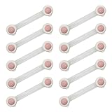 2EYOU ベビーガード 子供ロック 安全ロック ドアロック はがせる ストッパー 指はさみ 防止 地震対策 １０個 (蓋 ピンク)