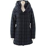 CHEZ MAMAN(シェ・ママン)【秋冬物定番ママコート】TRチェック中綿ママコート前抱き専用 M~L(FREE)/チャコール NO.TS-35542108