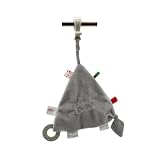 Label Label LL-ST1113 Triangular Comforter with Clip Grey / White by Vital Innovations