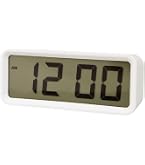 Amazon.co.jp: 無印良品 デジタル時計・小(アラーム機能付) ホワイト