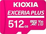 KIOXIA(キオクシア) 旧東芝メモリ microSD 512GB EXCERIA PLUS UHS-I U3 V30 Class10 N