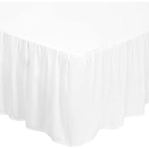 Amazon｜PiccoCasa ベッドスカート ポリエステル 北欧 無地